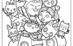 38 Gabby'S Dollhouse Coloring Pages (Free Pdf Printables) intended for Gabby Dollhouse Free Printables