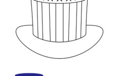 4Th Of July Hat Coloring Page In Pdf, Jpg – Download | Template throughout 4Th Of July Hat Printable