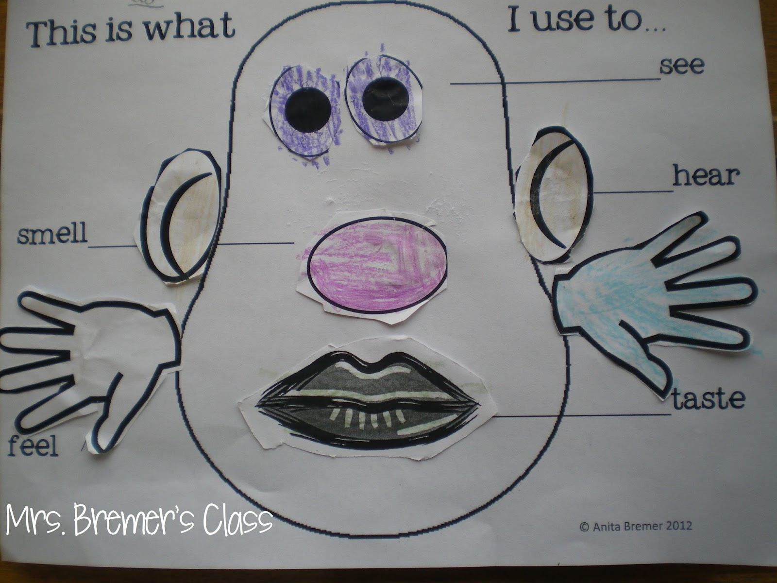 5 Senses Potato Head And We Can Do It! Freebie | Mrs. Bremer&amp;#039;S Class inside Mr Potato Head 5 Senses Printable Free