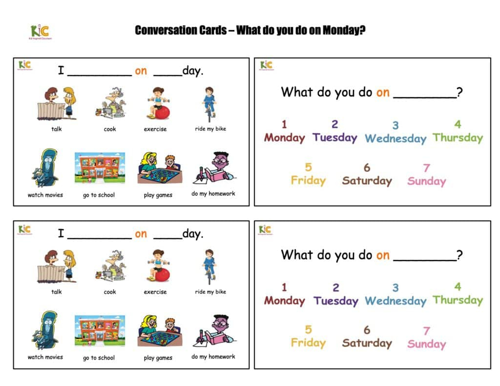 5 Wonderful Speaking Activities For Ells With Conversation Task for Speaking Worksheets Printable For Esl Students
