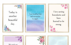 50 Daily Positive Affirmations {+ Free Printable Affirmation Cards!} intended for Positive Thinking Free Printable Positive Affirmations
