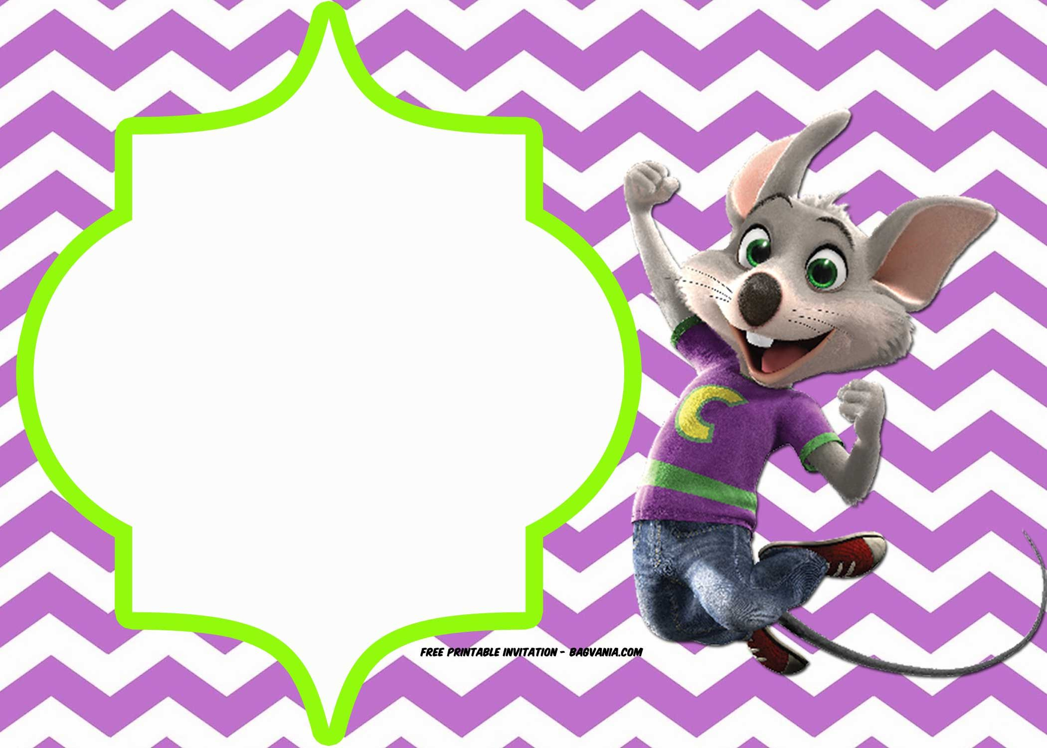 7 Chuck E Cheese Ideas | Chuck E Cheese, Chucks, Chuck E Cheese with regard to Free Printable Chuck E Cheese Invitation Template