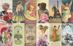 7 Free Creative Collage Sheet Printables For Decoupage Tissue within Free Printable 3d Decoupage Sheets