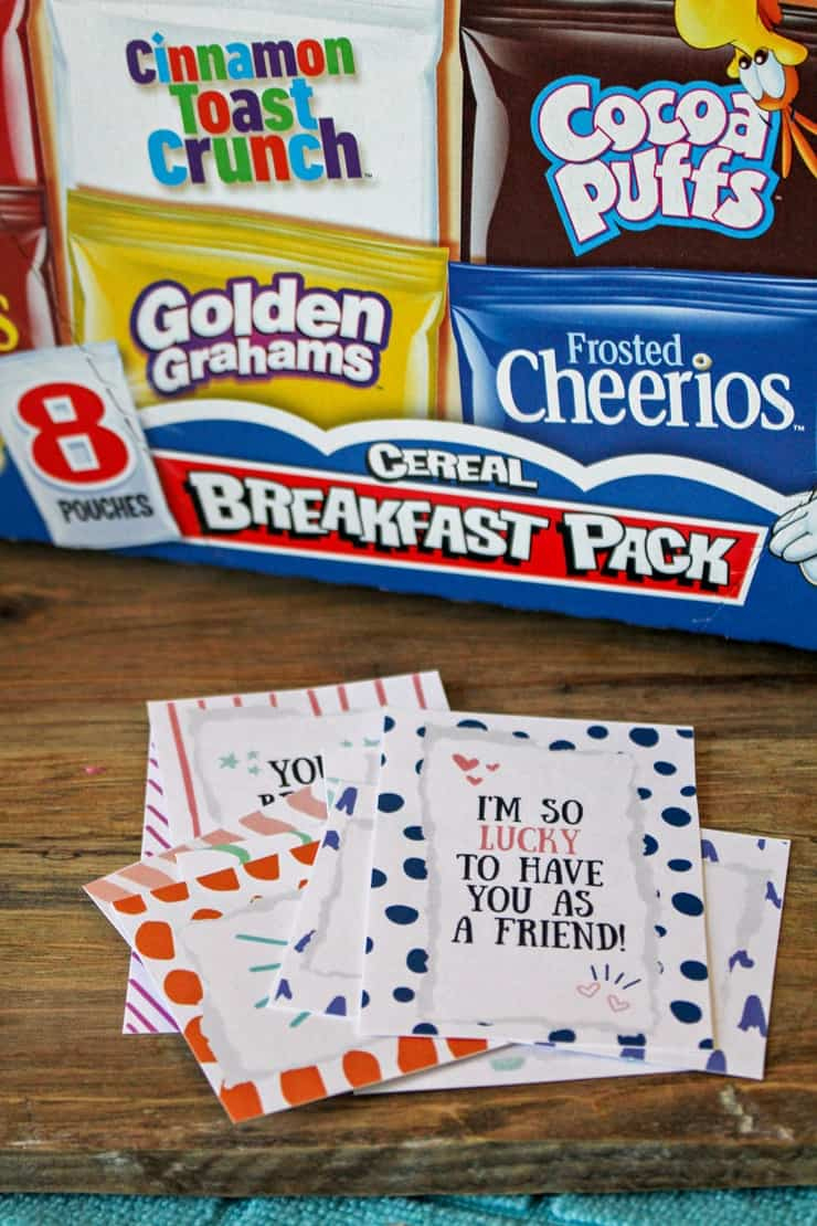 8 Different Cereal Valentines With Free Printable Gift Tags regarding Cereal Valentine Free Printable