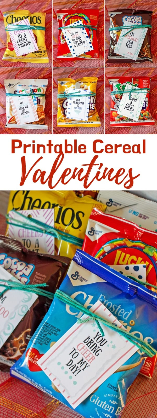 8 Different Cereal Valentines With Free Printable Gift Tags with regard to Cereal Valentine Free Printable