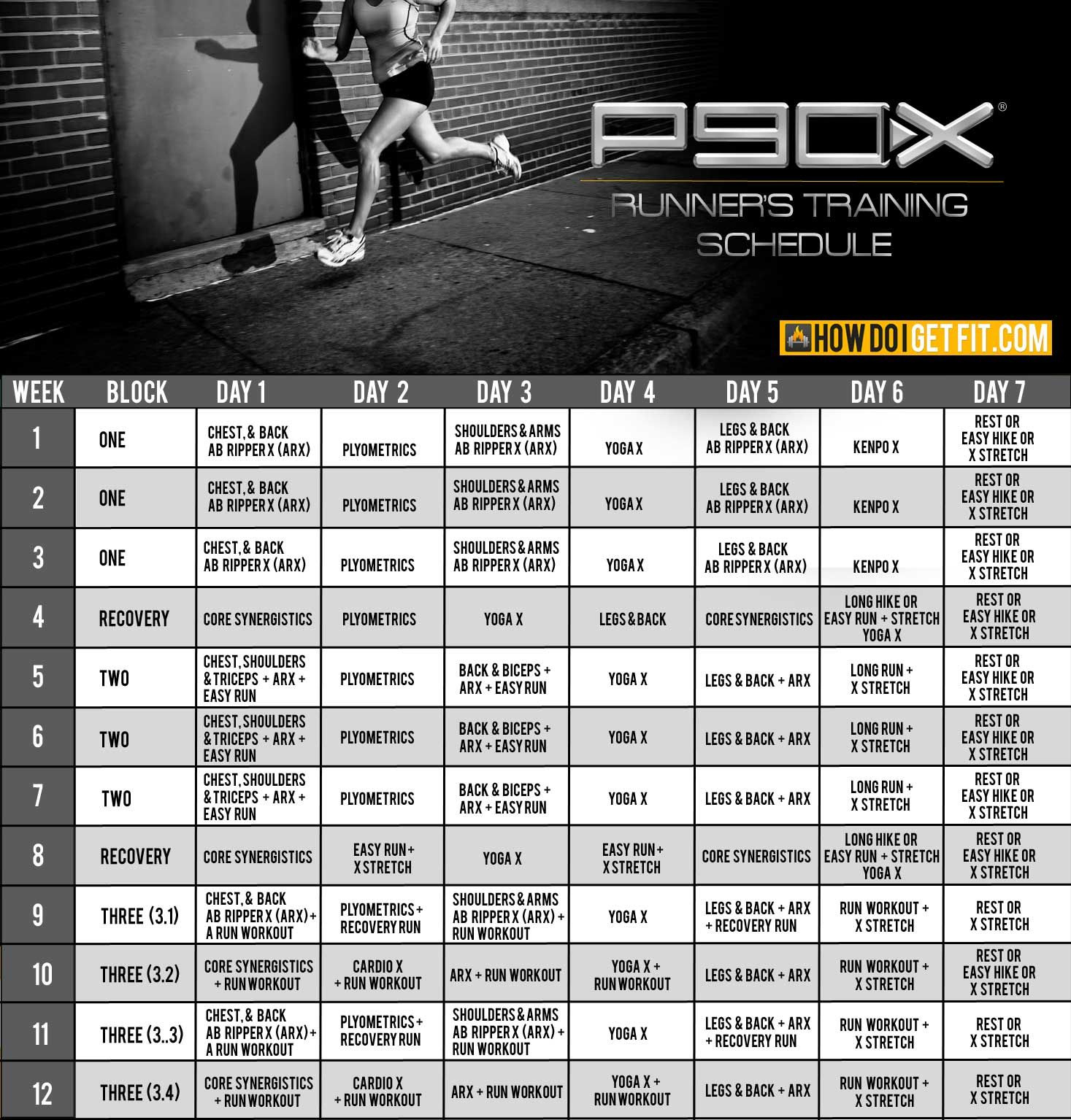 8 P90X Ideas | P90X, P90X Workout, Workout Schedule regarding Free Printable P90x Workout Schedule