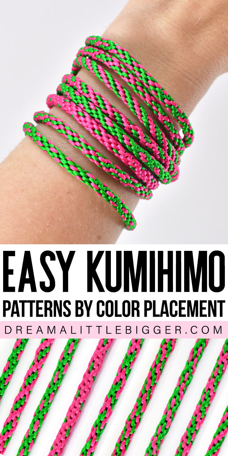 8 Strand Kumihimo Patternscolor Placement ⋆ Dream A Little Bigger inside Printable Free 8 Strand Kumihimo Patterns
