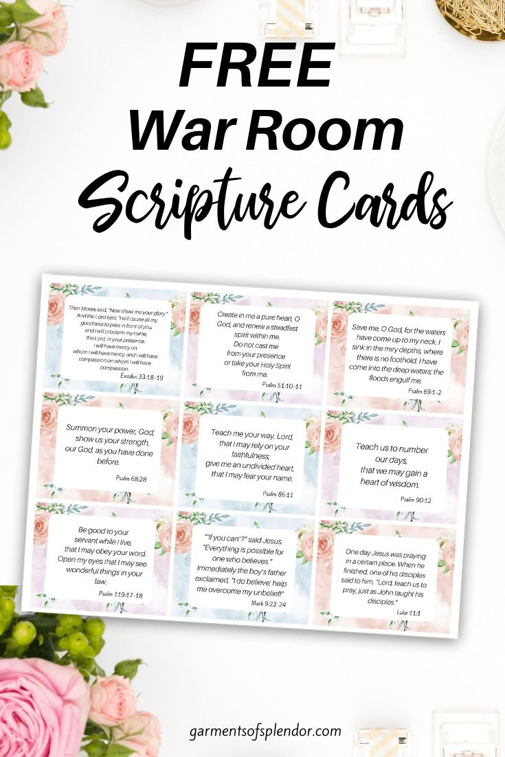 9 Powerful War Room Prayers Prayers To Pray (With Free Printable) - throughout War Room Free Printables