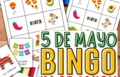 A Fun Cinco De Mayo Bingo Free Printable In Spanish – Bilingual with Cinco De Mayo Bingo Free Printable