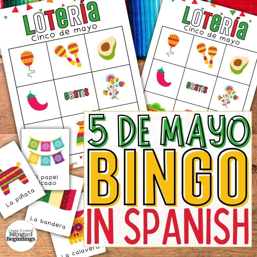 A Fun Cinco De Mayo Bingo Free Printable In Spanish - Bilingual with Cinco De Mayo Bingo Free Printable
