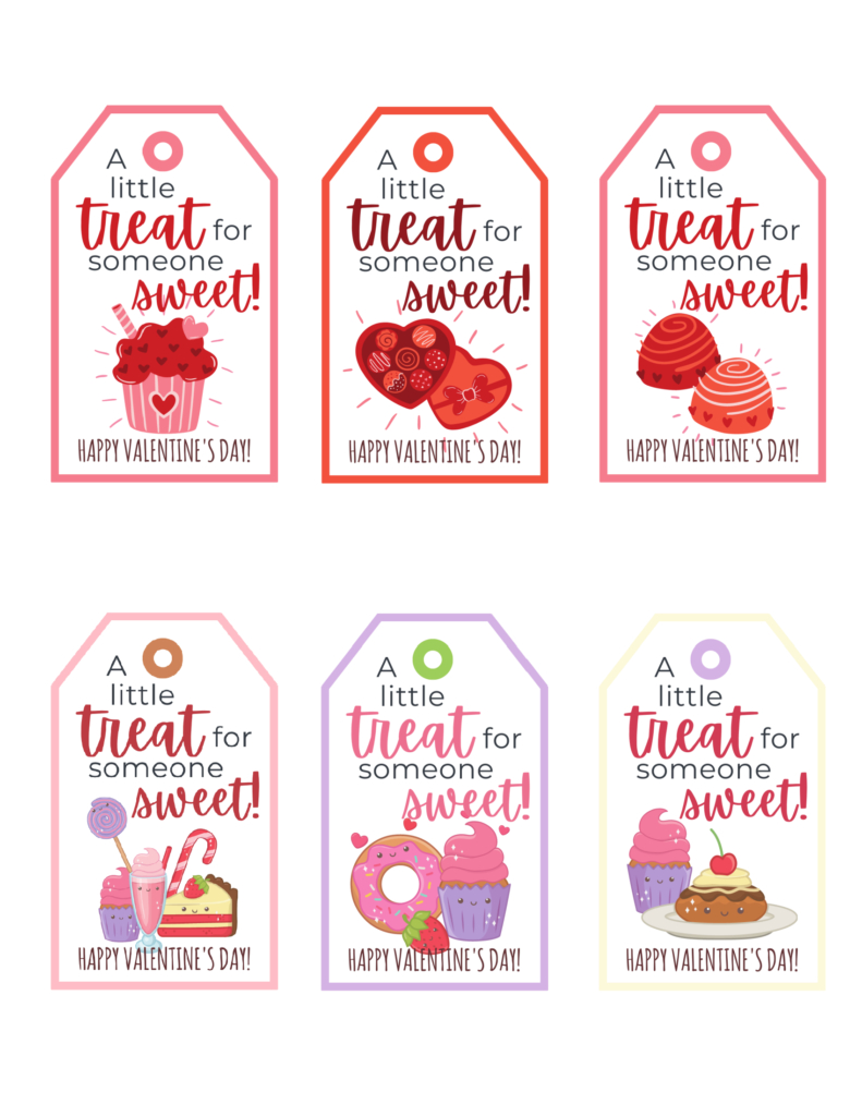 A Little Treat For Someone Sweet Free Printable Valentine Gift with regard to A Little Treat For Someone Sweet Free Printable