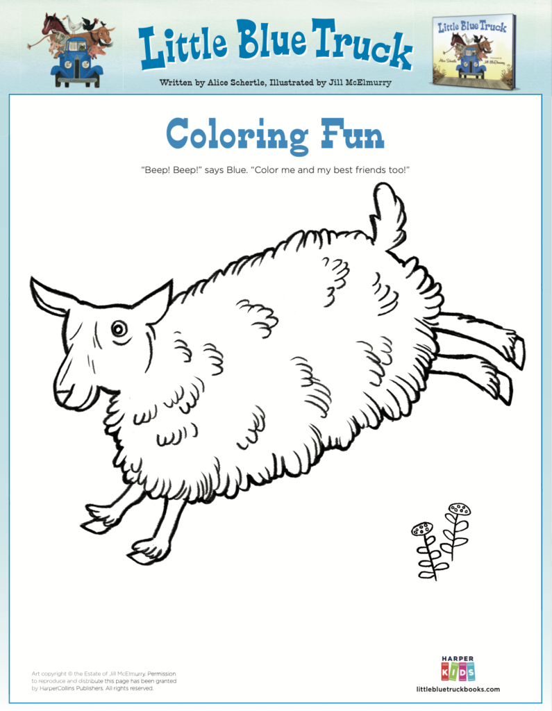 Activities - Fun Printables For Kids - Little Blue Truck throughout Little Blue Truck Free Printable