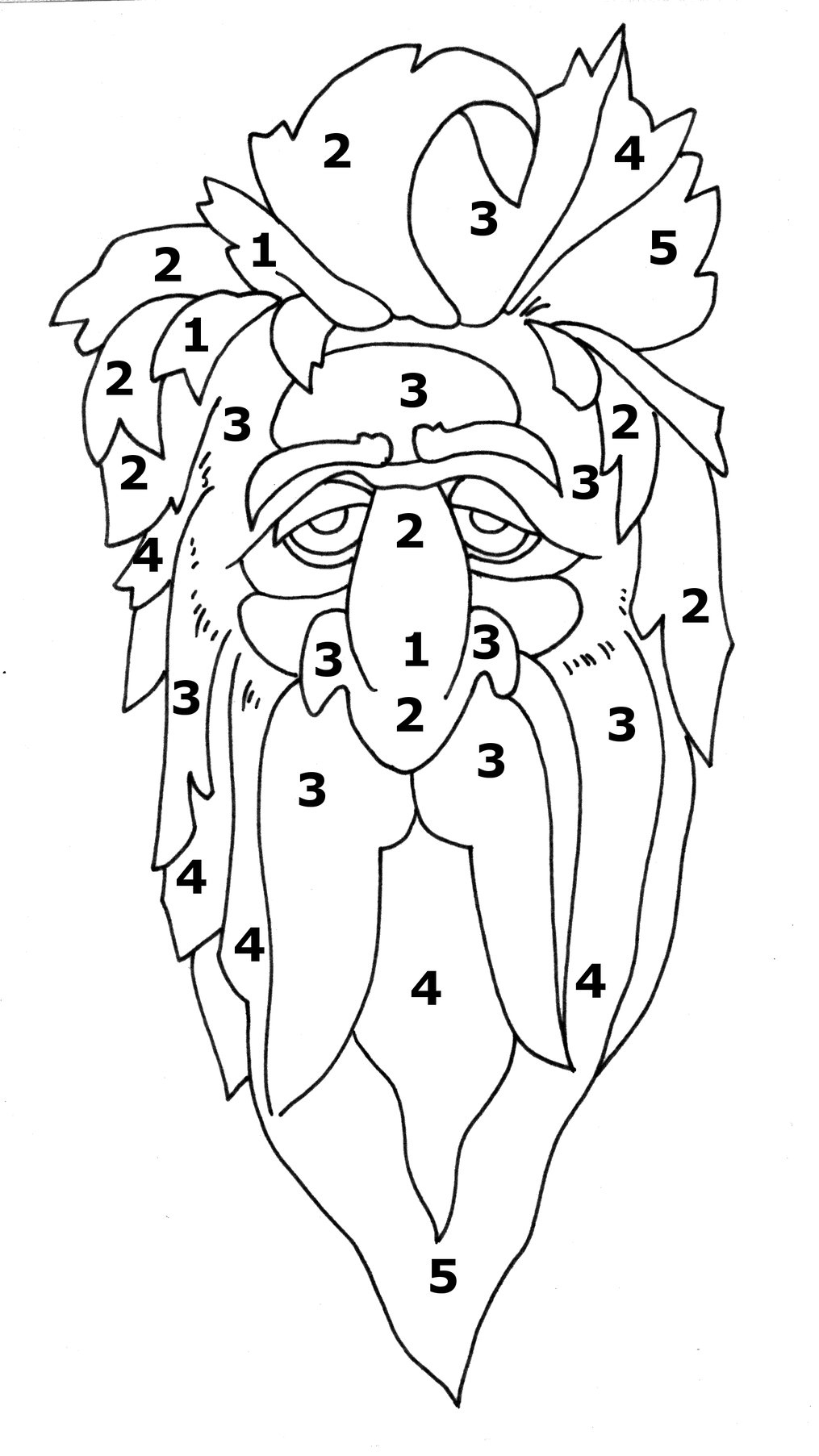 Adding Subtle Color - Woodcarving Illustrated in Printable Wood Spirit Carving Patterns Free