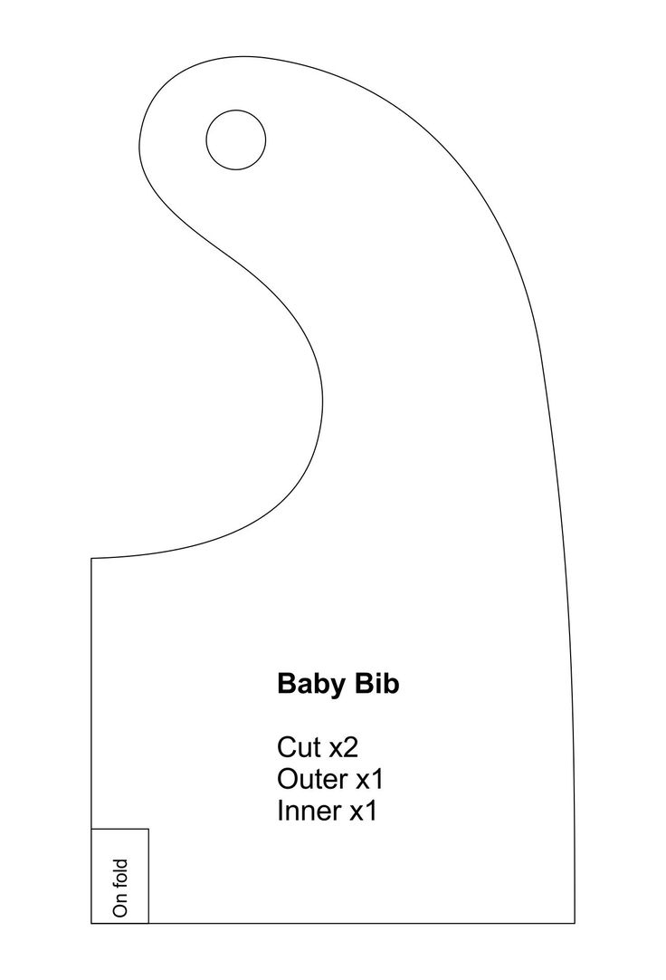 Adult Bib Patterns Free - 10 Free Pdf Printables | Printablee in Free Printable Adult Bib Pattern
