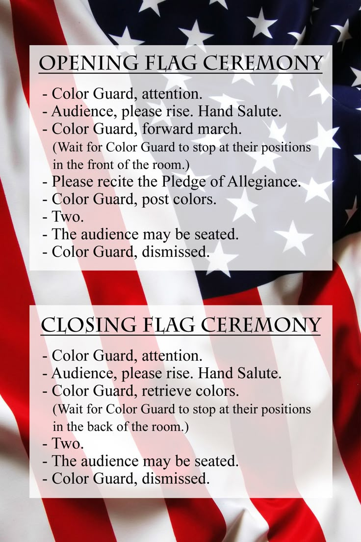 After Seeing Many Of The Boys Forget To Say, &amp;quot;Hand Salute&amp;quot;, And in Cub Scout Flag Ceremony Printable