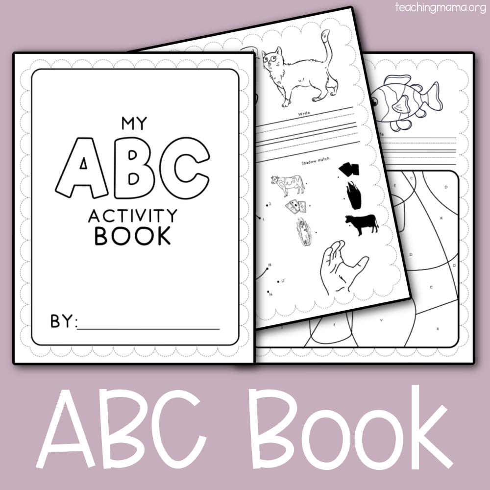 Alphabet Activity Book - Teaching Mama throughout Free Printable Abc Books