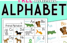 Alphabet Animals – Kindergarten Mom within Alphabet Letters With Animals Printable