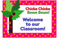 Alphabet Chicka Chicka Boom Boom Welcome Classroom Sign Digital with regard to Chicka Chicka Boom Boom Bulletin Board Printables