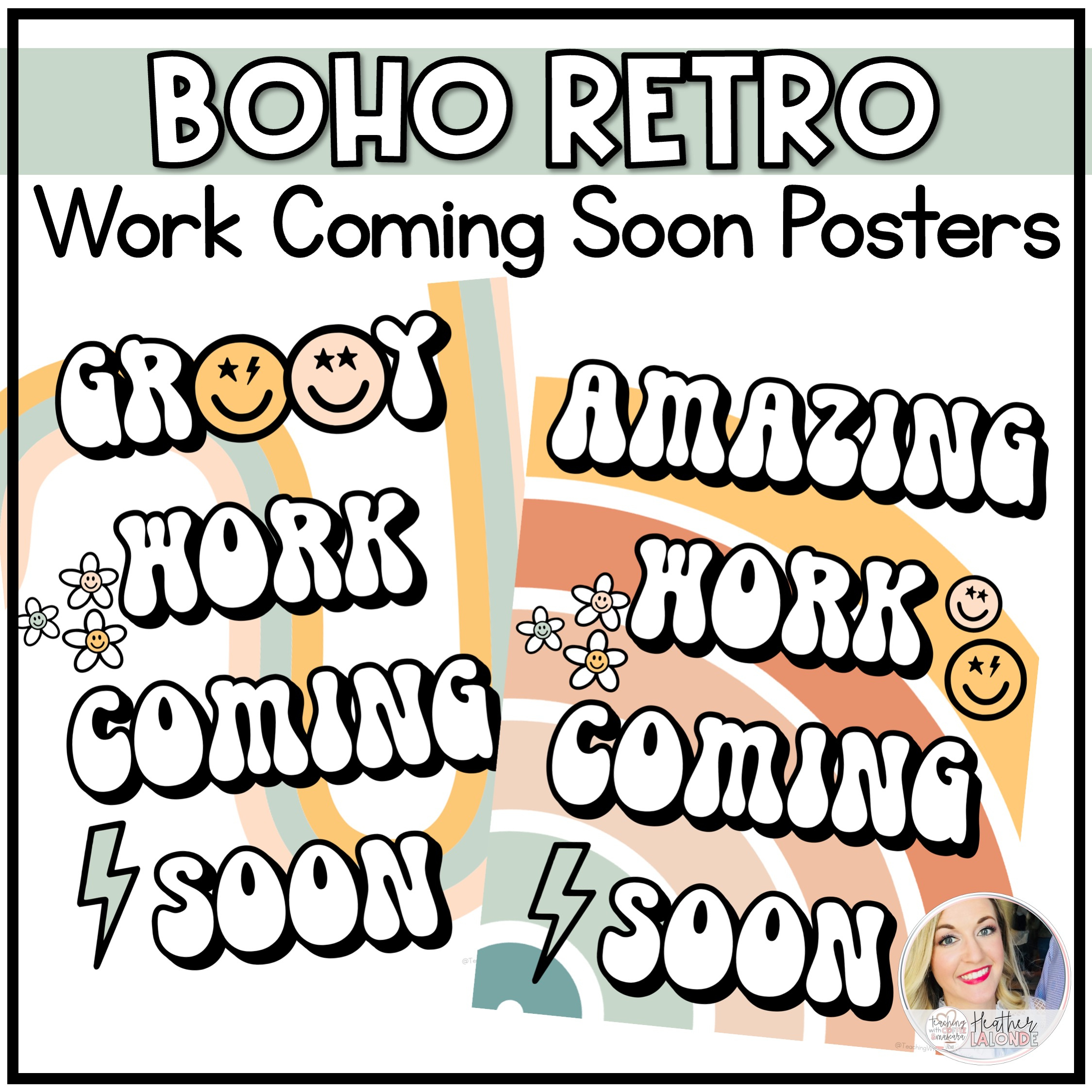 Amazing Work Coming Soon Posters Freebie | Madeteachers intended for Amazing Work Coming Soon Printable