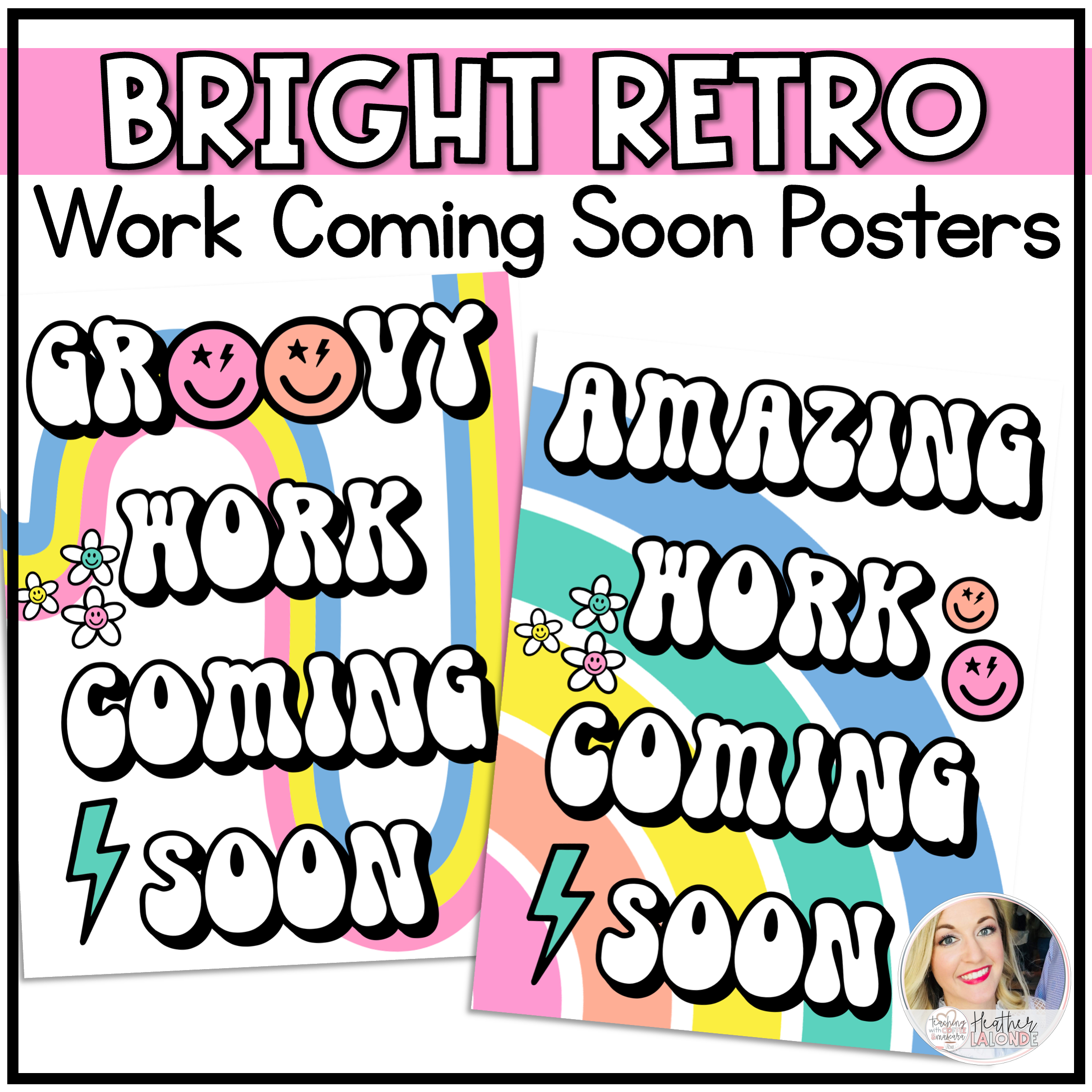 Amazing Work Coming Soon Posters Freebie | Madeteachers intended for Amazing Work Coming Soon Printable