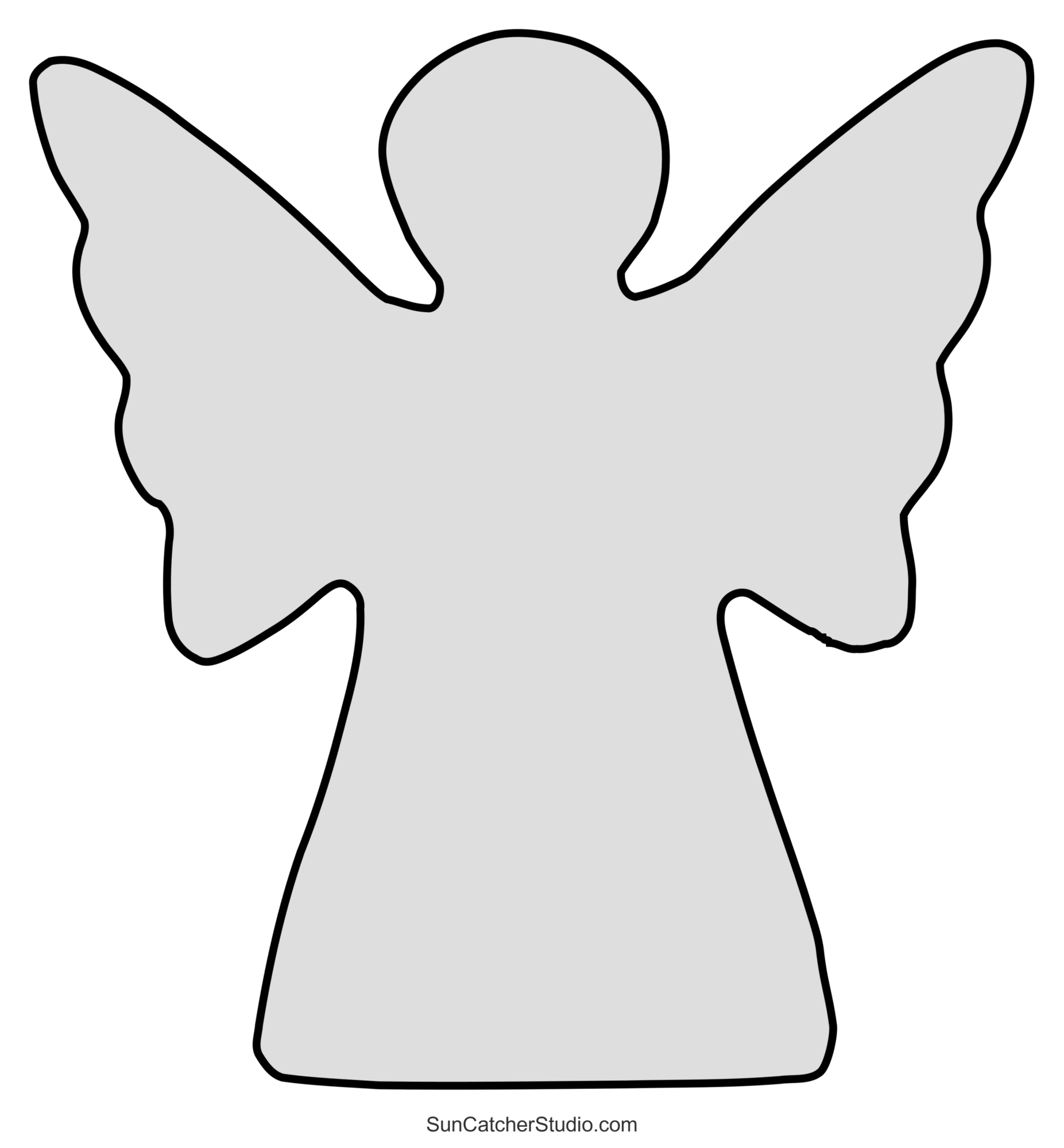 Angel Templates And Stencils (Free Printable Patterns) – Free regarding 3d Angel Template Printable Free