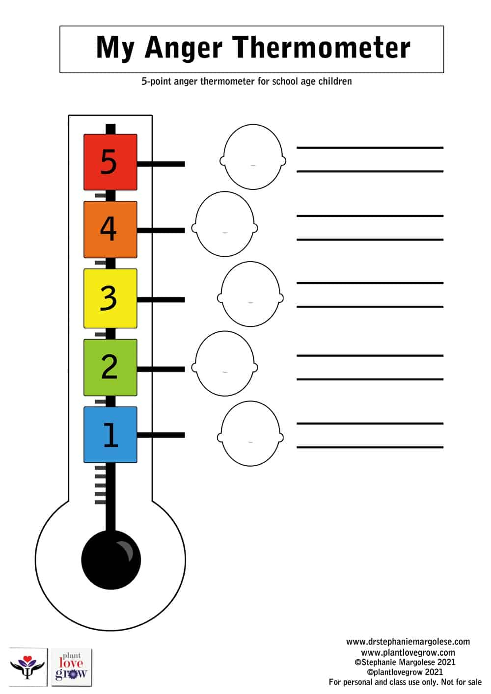 Anger Thermometer For Children And Teens | Dr. Stephanie Margolese regarding Free Printable Anger Thermometer Printable