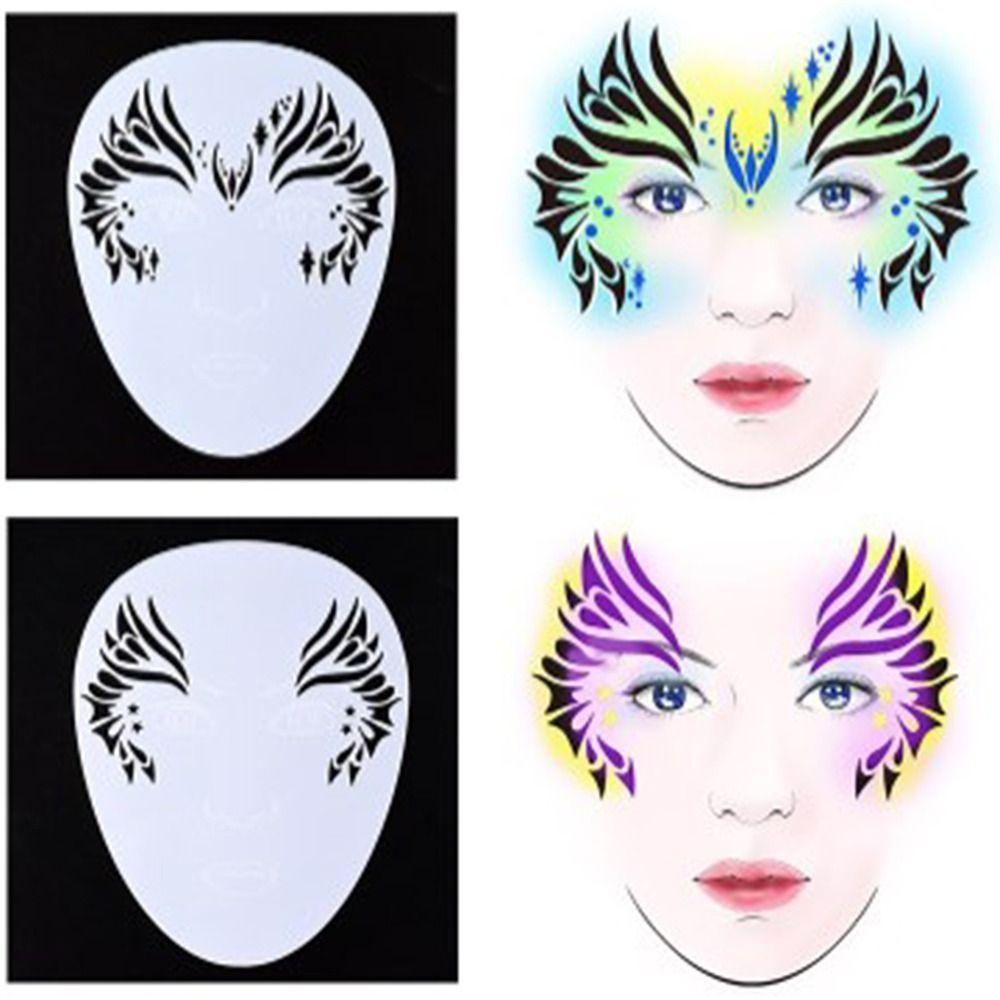 Animal Print Face Paint Template Cartoon Face Tattoo Body Painting Stencils Holiday Decorations pertaining to Face Painting Stencils Printable