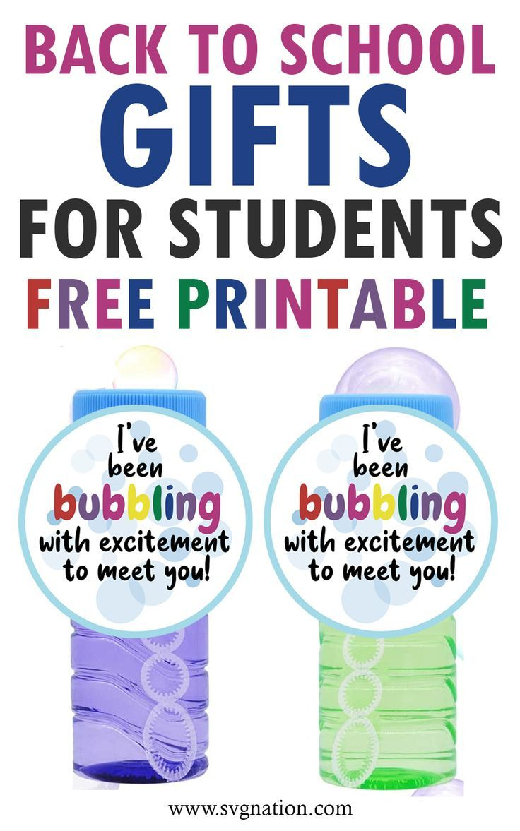 Back To School Gifts For Students - Free Printable - Bubbling With inside Free Printable Gift Tags For Bubbles