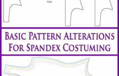 Basic Pattern Alterations – Spandex Simplified with Printable Free Leotard Pattern
