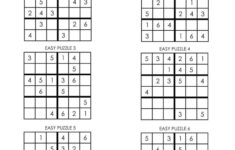 Beginner Sudoku 6X6 Printable Puzzles (Pdf) in Sudoku Printable Free 6 Per Page