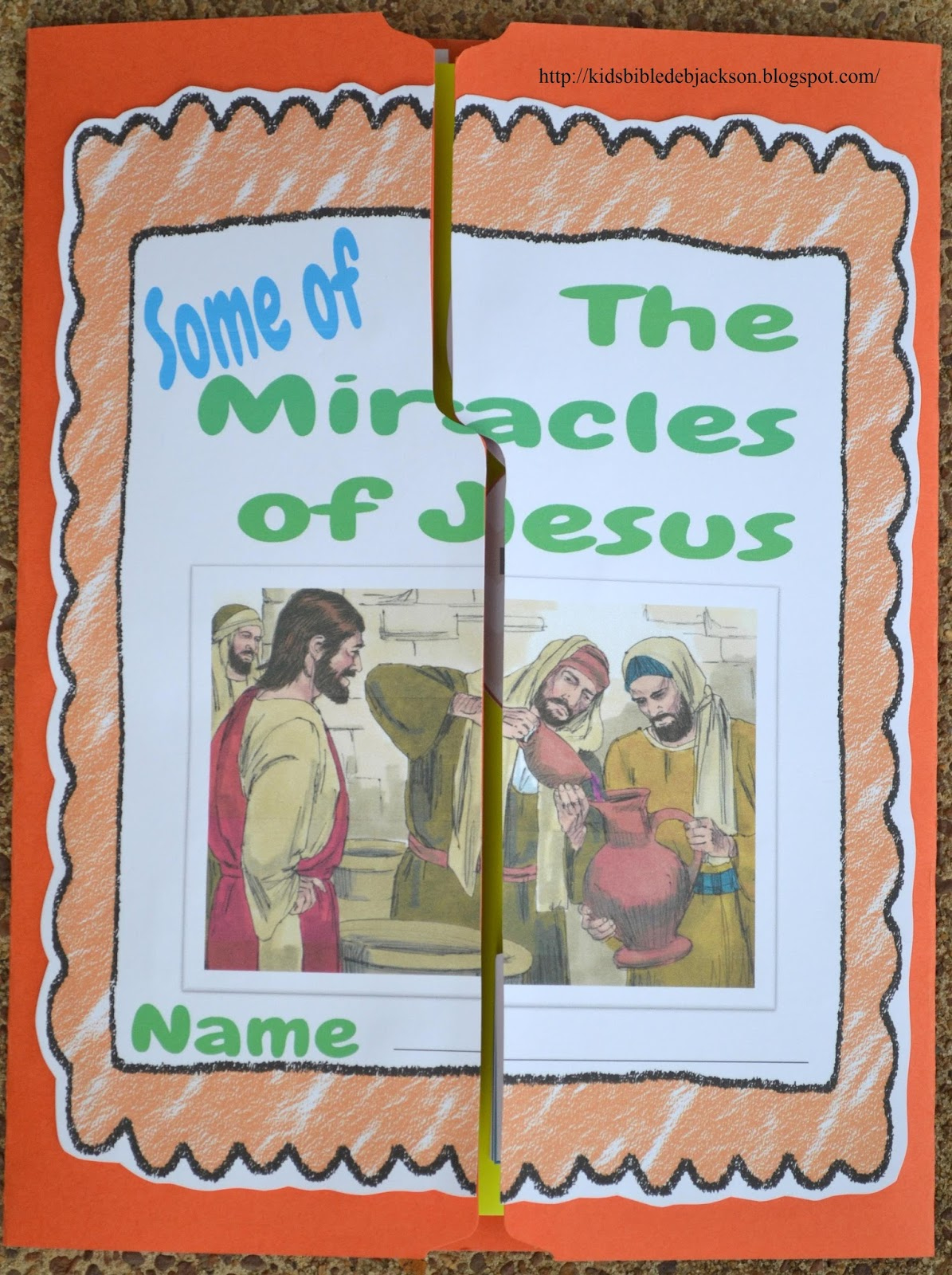 Bible Fun For Kids: Miracles Of Jesus Lapbook with regard to Free Printable Miracles Of Jesus