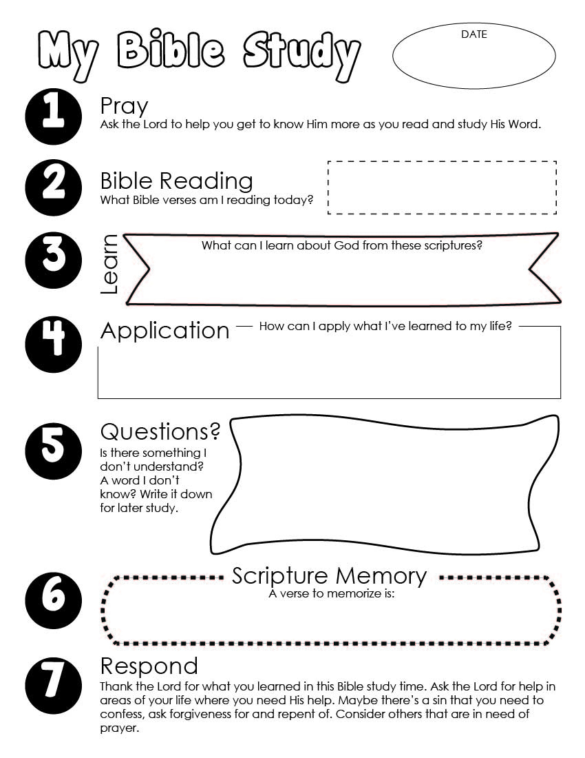 Bible Study Guide For Kids Free Printable - Wildly Anchored regarding Free Printable Youth Bible Study Lessons