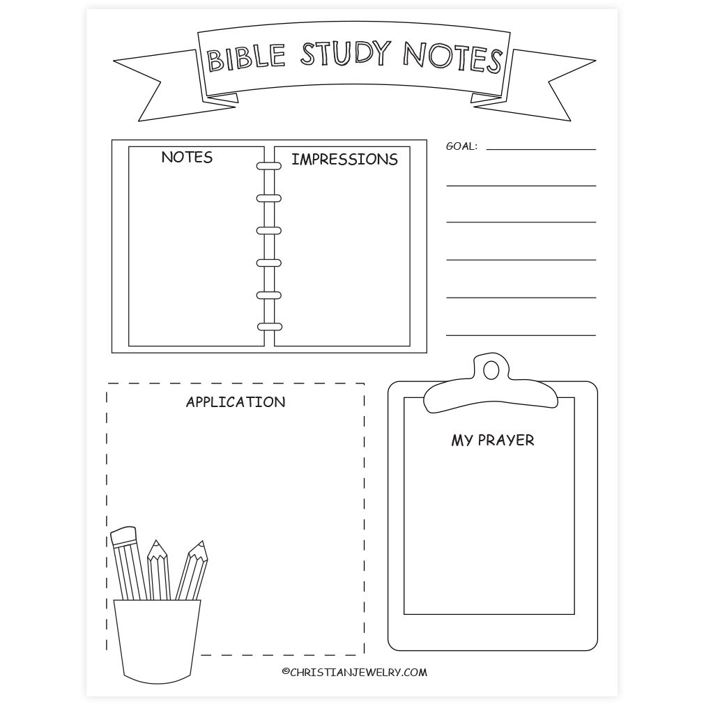Bible Study Page - School Desk | Free Christian Printables pertaining to Free Printable Bible Study
