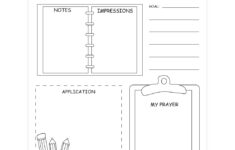 Bible Study Page – School Desk | Free Christian Printables within Bible Lesson Printables Free