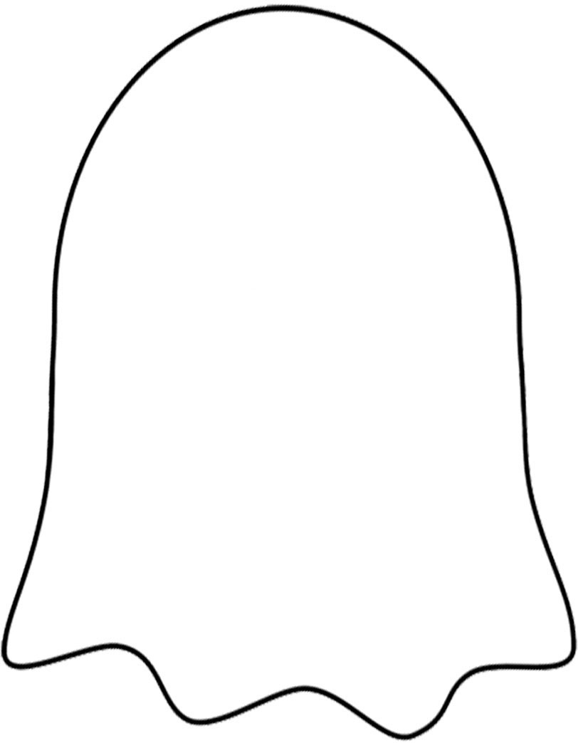 Blank Ghost Template - Rooftop Post Printables inside Ghost Template Free Printable