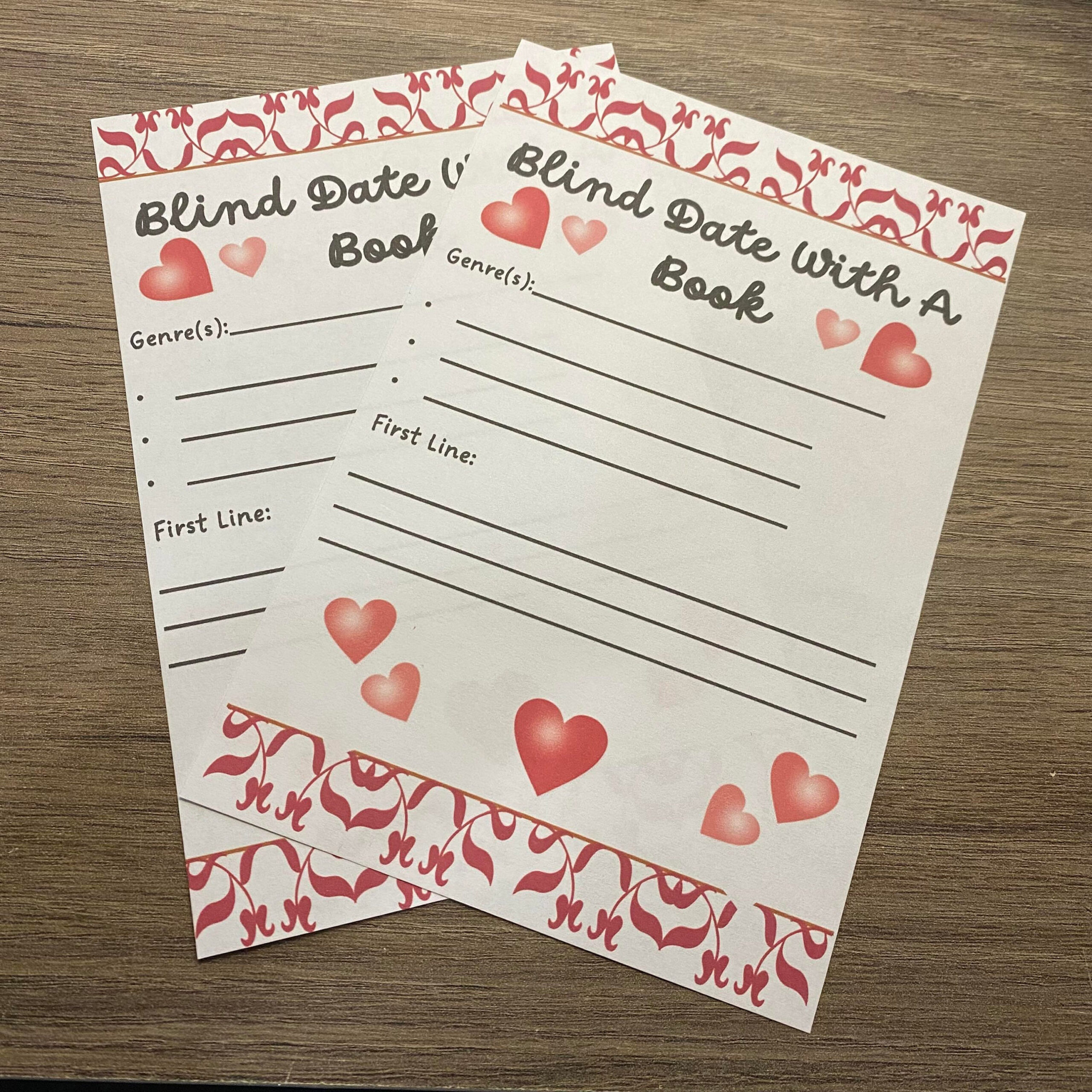 Blind Date With A Book Labels | Printables - Etsy for Printable Blind Date With a Book