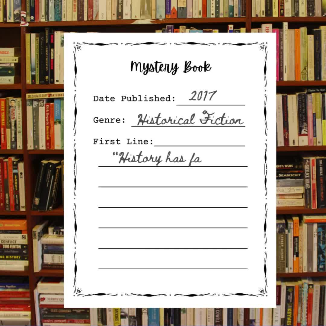 Blind Date With A Book Tags Printable Pdf, Überraschungsbuch Geschenkanhänger, Überraschungsbuch Geschenkanhänger for Printable Blind Date With a Book