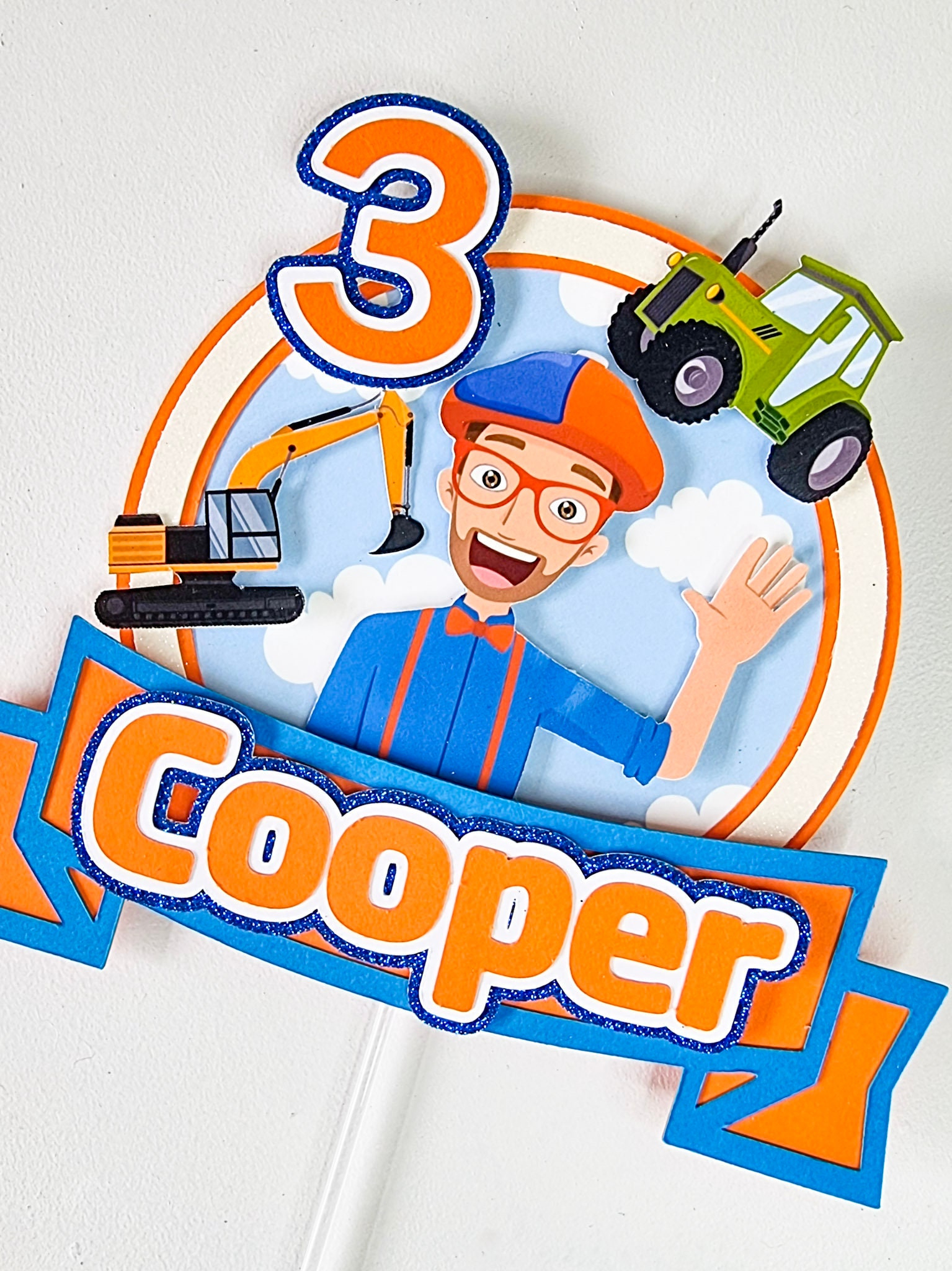 Blippi Cake Topper/Cake Decoration/Kids Birthday/Kids Party intended for Blippi Cake Topper Printable Free