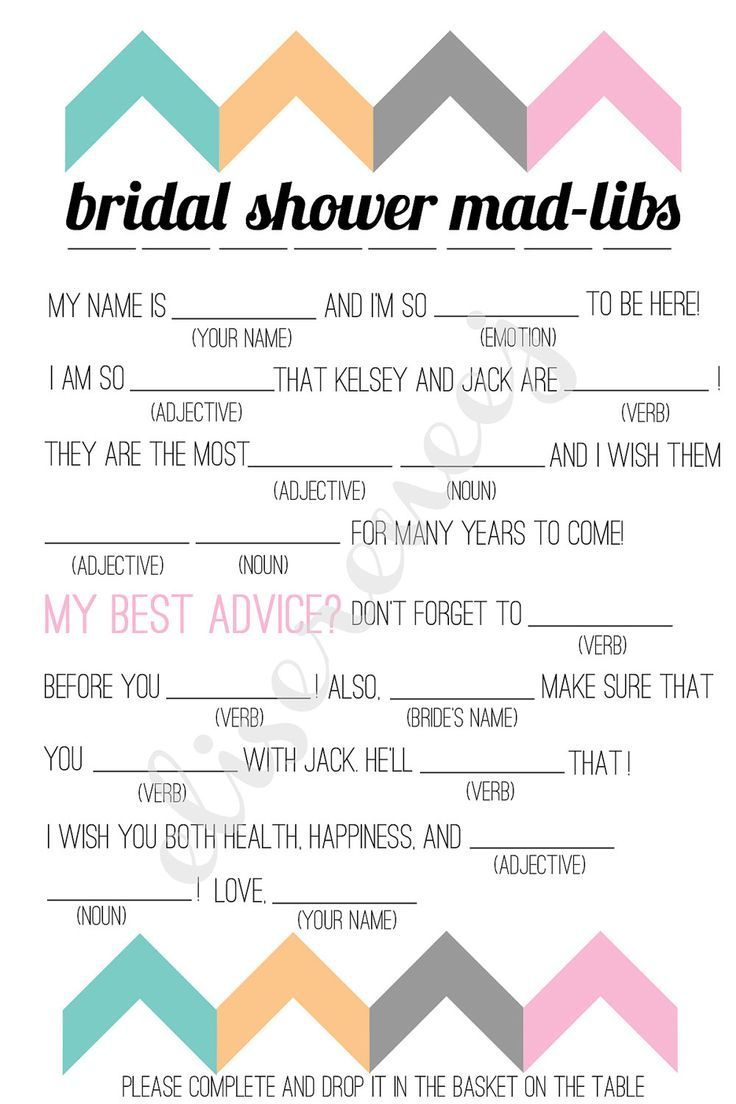 Bridal Shower Mad Libs Printable | Free Bachelorette Party Mad throughout Bridal Shower Mad Libs Printable Free