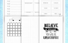 Bullet Journal Dot Grid Printable Journal Pages – Free – Your intended for Bullet Journal Free Printable