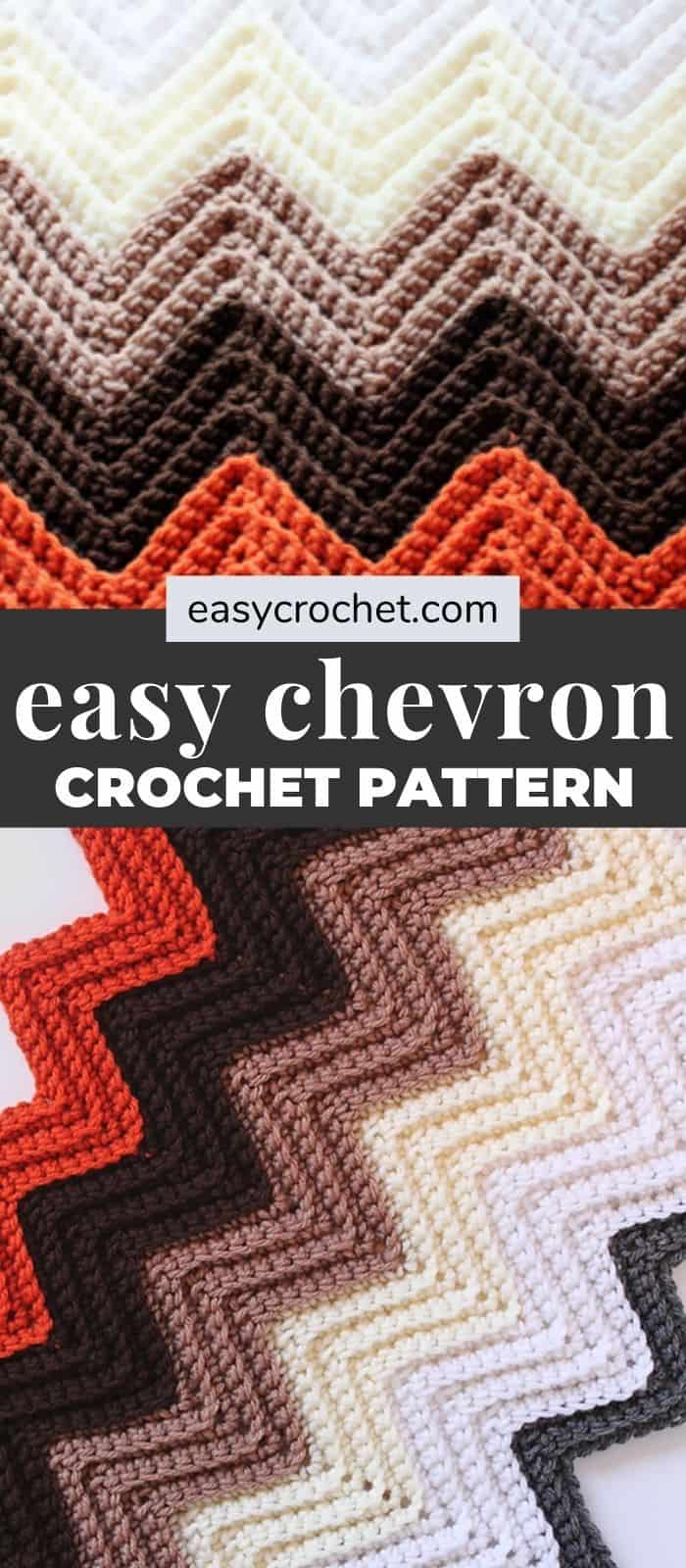 Chevron Crochet Blanket Pattern - Easy Crochet Patterns intended for Free Printable Chevron Crochet Pattern