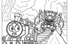 Choo Choo Charles Coloring Pages (Free Printables) with regard to Choo Choo Charles Printable
