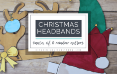 Christmas Hats To Print And Color – The Kitchen Table Classroom within Free Printable Santa Hat