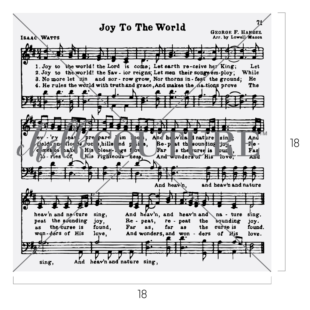 Christmas Music Printables: Joy To The World + More - Knick Of Time with Printable Lyrics Joy to the World