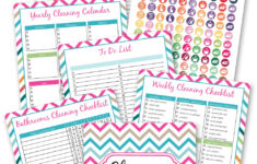 Cleaning Binder Printables – Sarah Titus throughout Free Printable Cleaning Binder