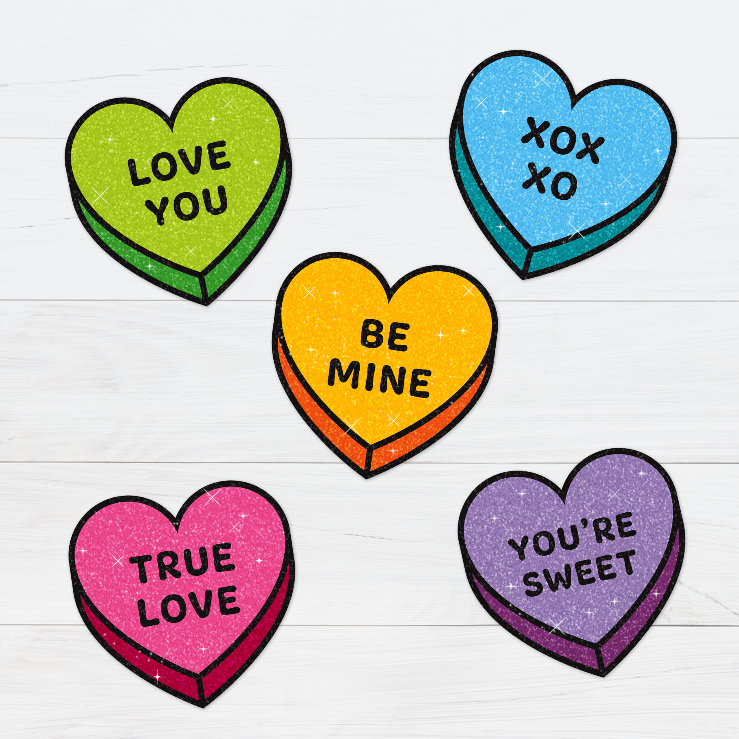 Conversation Hearts - Free Printable Download with regard to Free Printable Conversation Hearts