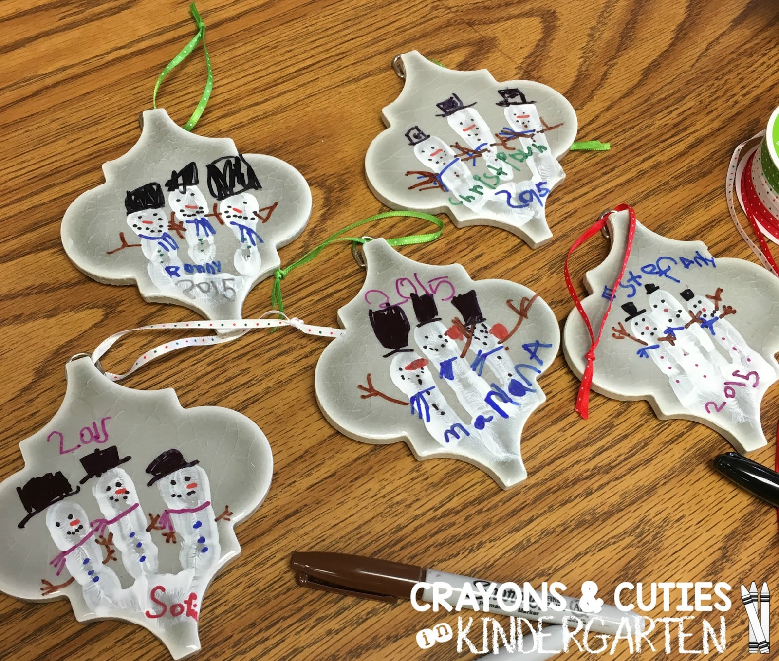 Crayons &amp;amp; Cuties In Kindergarten: Parent Gift- Snowman Ornament! throughout Free Printable Snowman Handprint Ornament Poem
