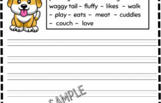 Creative Writing Worksheets For Kids | 6 Fun Animal Prompts for Writing Worksheets Printable For Elementary