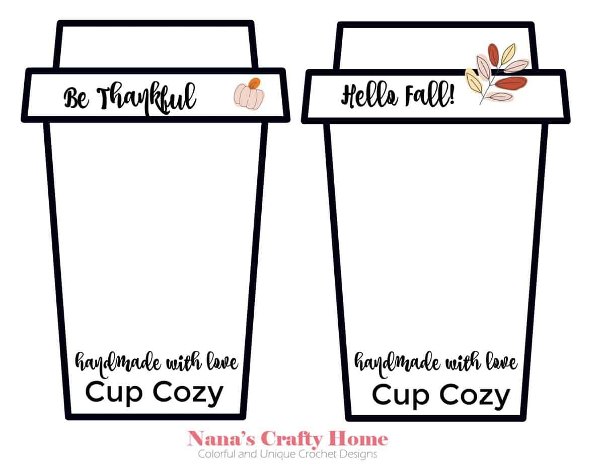 Crochet Coffee Cozy Free Beginner Cup Cozy Crochet Pattern with regard to Free Printable Coffee Cup Cozy Template