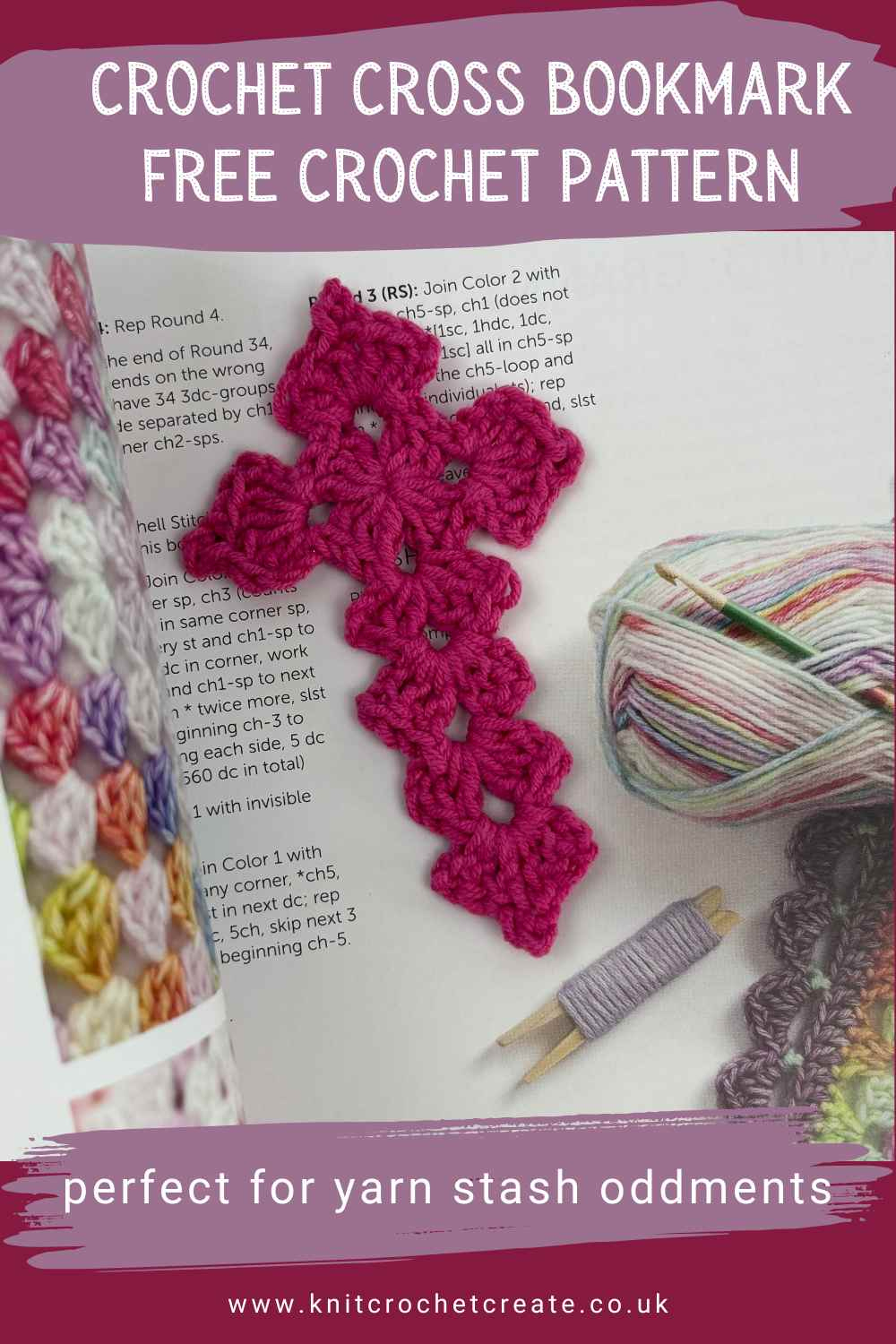 Crochet Cross Bookmark Free Pattern with regard to Beginner Free Printable Crochet Cross Bookmark Patterns